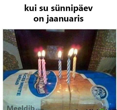 Kui su sünnipäev on jaanuaris