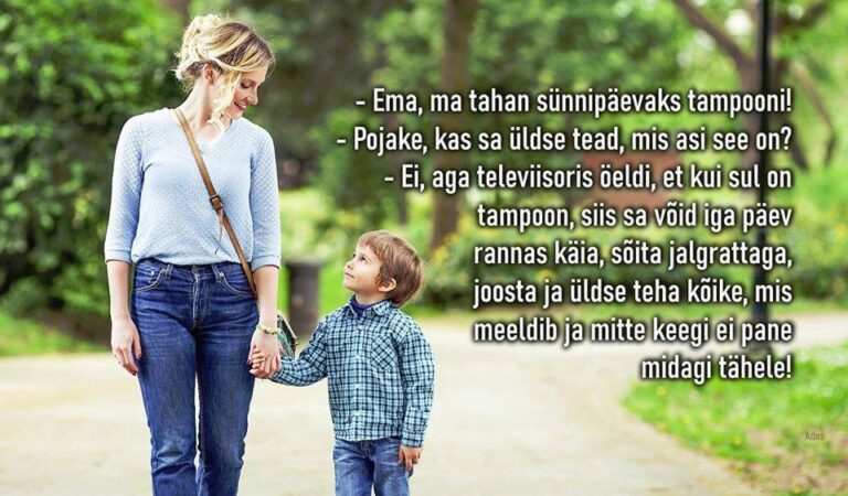 Ema, ma tahan sünnipäevaks tampooni