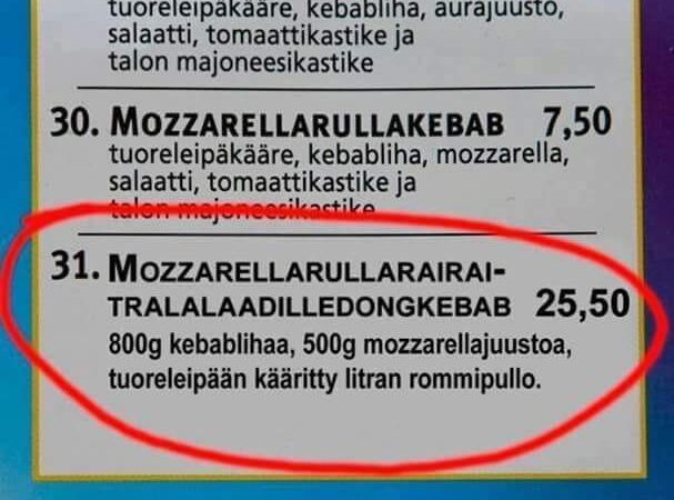 RADI-RIDI-RALLA, PAKANE ON VALLA!
