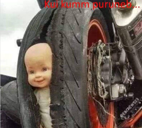 Motomeeste ütlus: Sündisin tänu lõhkisele kummile ja suren ka tänu lõhkisele kummile…