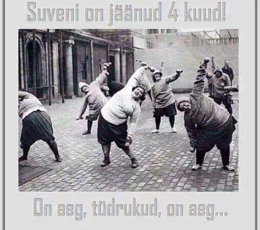 Suveni on jäänud 4 kuud!