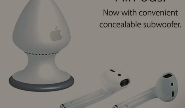 AirPods – Now with concealable subwoofer