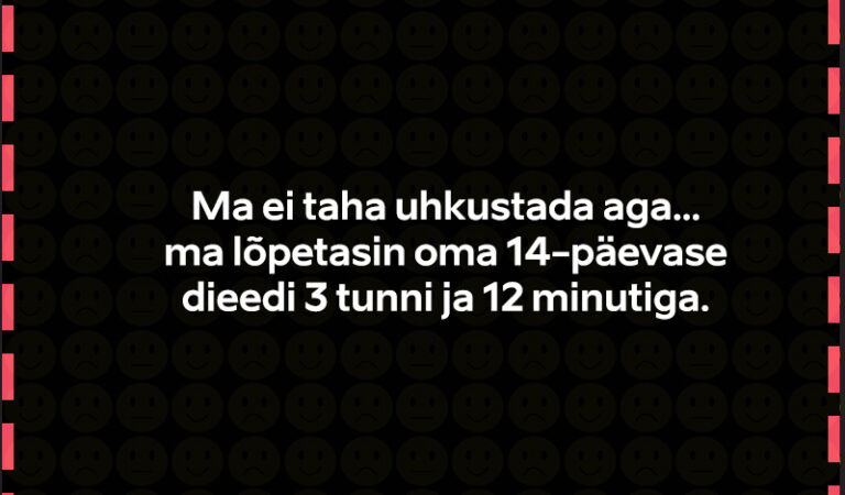 Ma ei taha uhkustada