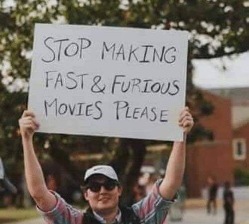 Palun lõpetage “Kiired ja vihased” filmide tegemine