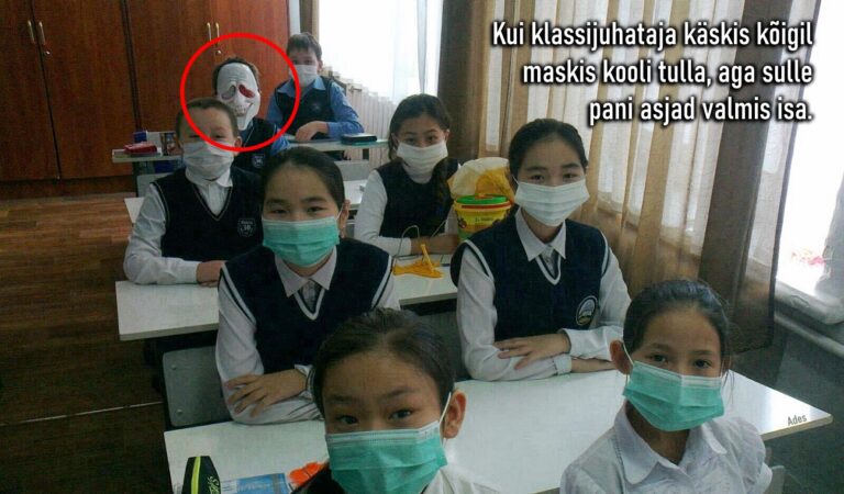 Kui klassijuhataja käskis maskis kooli tulla aga sulle pani asjad valmis isa
