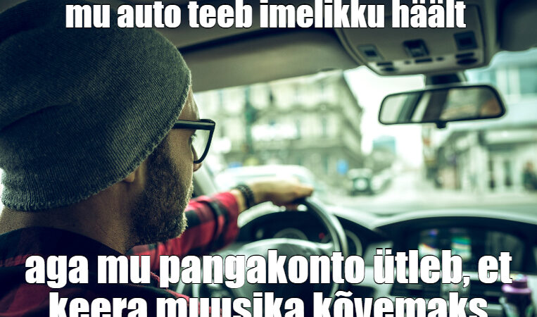 Mu auto teeb imelikku häält