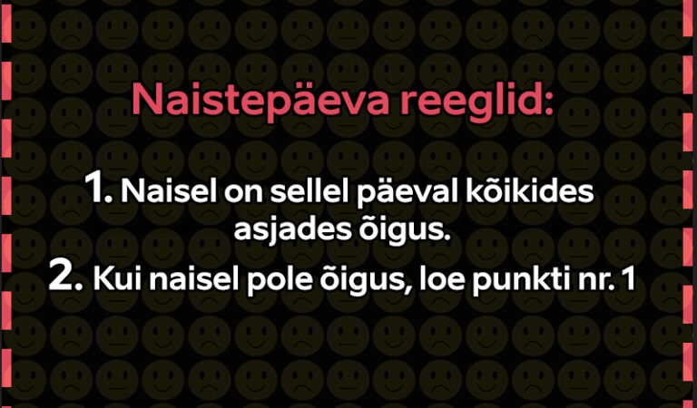 Naistepäeva reeglid