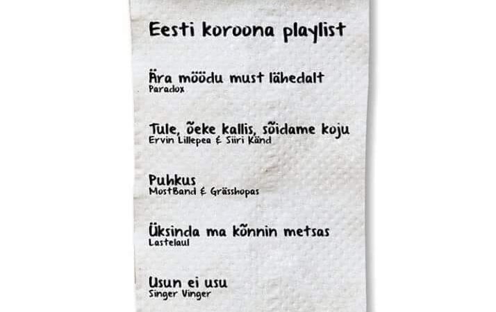 Eesti koroona playlist