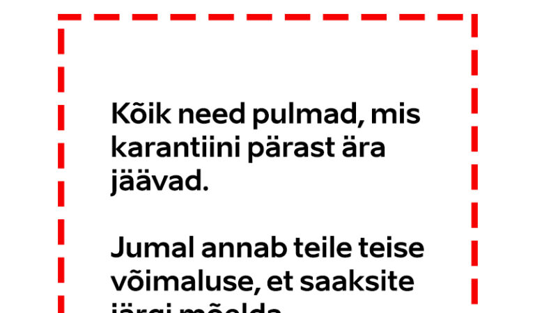 Kõik need pulmad, mis  karantiini pärast ära jäävad