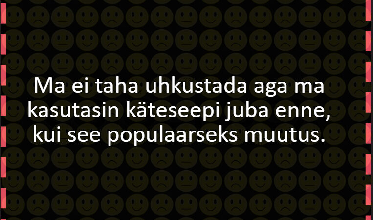 Ma ei taha uhkustada