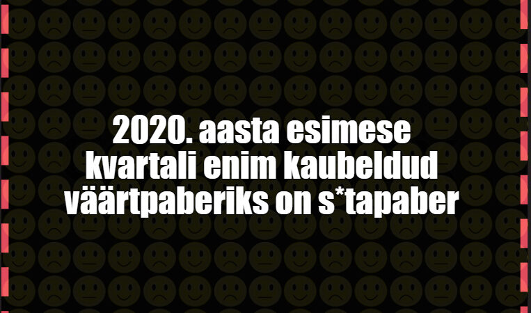 2020. aasta esimese kvartali enim kaubeldud väärtpaber