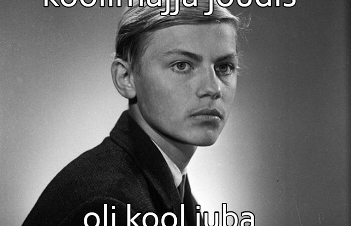 Kui Arno isaga koolimajja jõudis