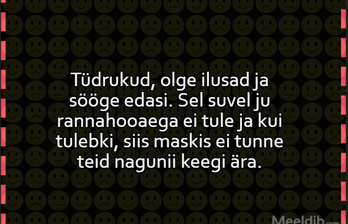 Tüdrukud, olge ilusad ja sööge edasi Tüdrukud, olge ilusad ja sööge edasi