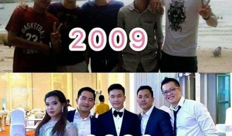 Sõprade kohtumine pärast 10 aastat. Tai.