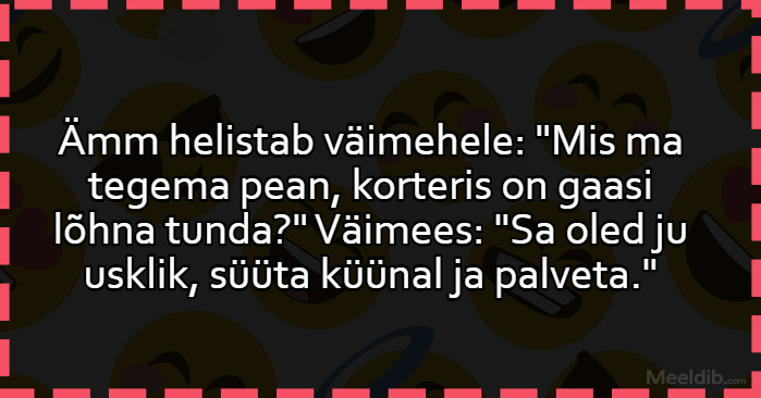 Korteris on gaasi lõhna tunda?