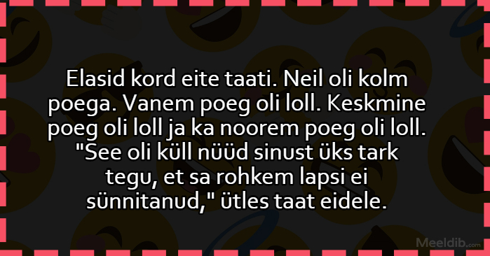 Elasid kord eite taati