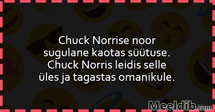 Chuck Norrise noor sugulane kaotas süütuse