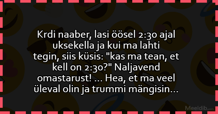 Naljavend omastarust!