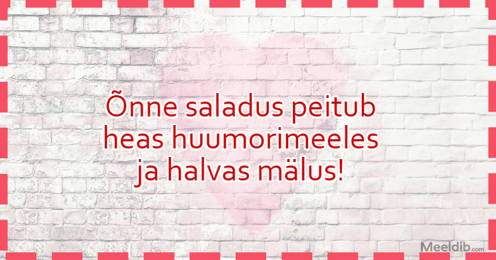 Õnne saladus