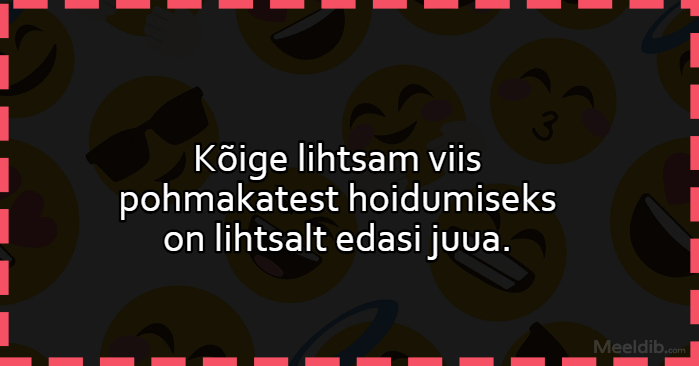 Kõige lihtsam viis pohmakatest hoidumiseks