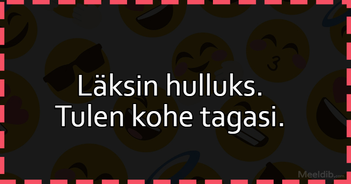 Läksin hulluks