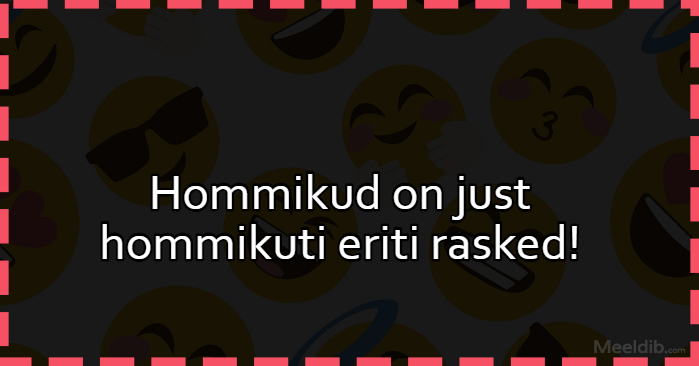 Hommikud