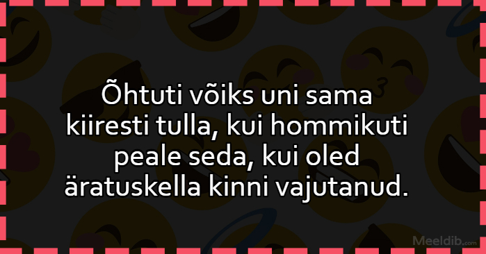 Uni õhtuti