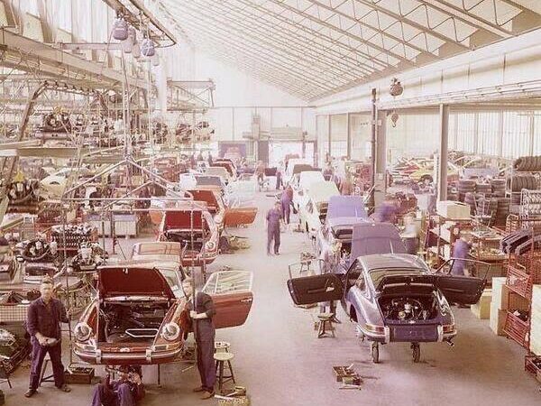 Porsche 911 tehas Stuttgardis, 1970