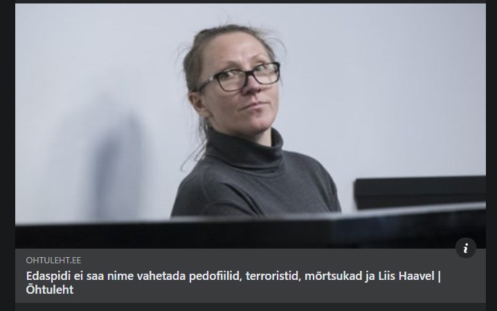 Liis Haavel seadusemuudatust ilmselt ei toeta