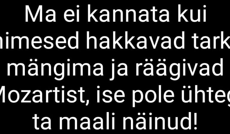 Tarkpead sihukesed…