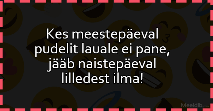 Kes meestepäeval Kes meestepäeval